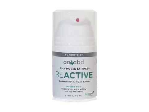On CBD: Be Active Loção