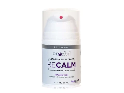 On CBD: Be Calm Body Lotion