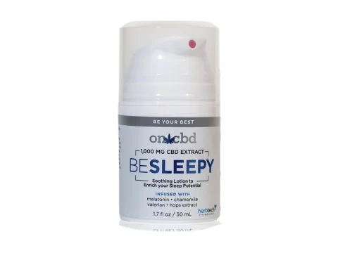 On CBD: Be Sleepy Lotion